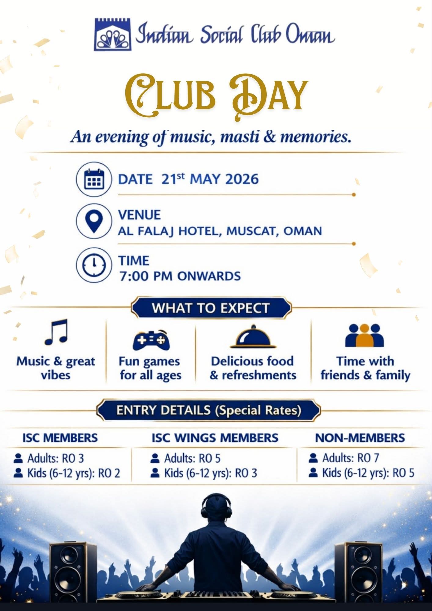 ISC CLUB DAY 2026